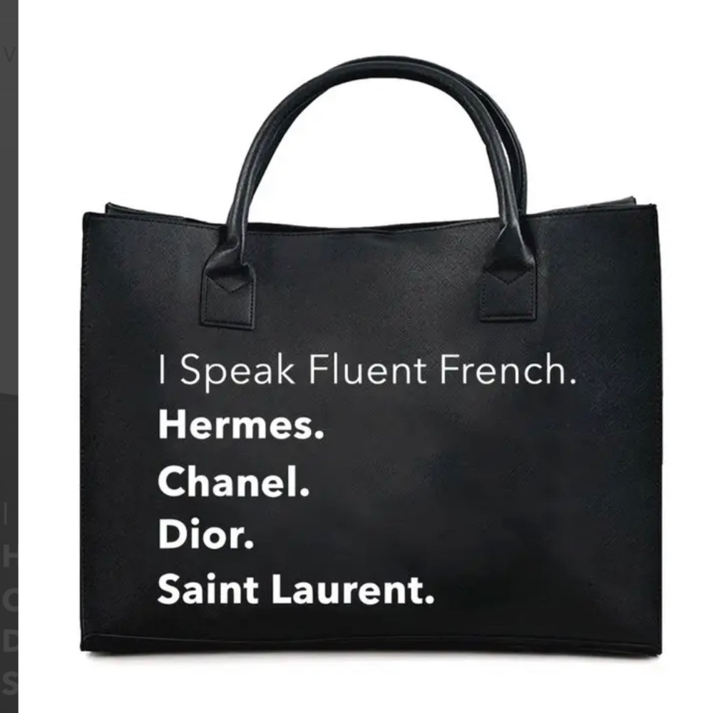 Vegan leather oversized tote 17x12.5 inches one inside pocket great quality BOSS